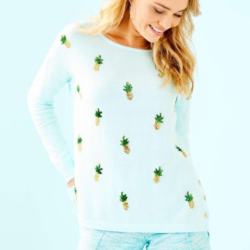 Lilly Pulitzer Caralynn Pineapple Sweater